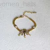 Créateur de chaîne Fshion Love Cadeau Bracelet Manchette Bracelet De Noël Designer Tout Nouveau Style Vintage Plaqué Or Charme Bijoux Fille Design Élégant Boutique Bee EE C399