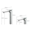Bathroom Sink Faucets Black Chrome Washbasin Faucet Mixer Single Handle And Cold Brass Basin