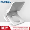 Koheel Square Smart 변기 시트 커버 전자 비데 그릇 가열 욕실을위한 깨끗한 건조 지능형 뚜껑 240322