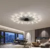 Fyrverkerier ledde ljuskronor hängslampor för vardagsrum sovrum hem modernt taklampa belysning311j47676422816762