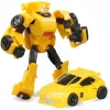 13CM Plastic Transformation Robot Cars Model Toys Kid Classic Robot Car Toys Action Toy Figures Plastic Education Toys