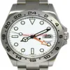 Bestverkopende luxe herenhorloge 42 mm Explorer II 216570 roestvrij staal witte wijzerplaat datum 42 mm automatisch herenhorloge originele box2421