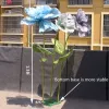 Ramka sztuczna róża kwiatowa duża sztuczne kwiaty tło dekoracja ślubna 30 cm 40 cm 50 cm 60 cm