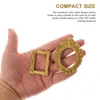 Frames 12 PCS PO Cadre Decoration Mini accessoires Vintage Gold Picture pour maisons Resin Ovale Compact Home Fond