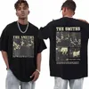 The World W't Listen Album The Smiths Vintage T-Shirts Rock Band Hip Hop Gothic Kleidung T-Shirt Herren Übergroßes Cott T-Shirt c2C4 #