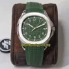 ZF Top Version Aquanaut 5168G-010 DIAL GREEN CAL 324 SC Automatic Mechanical 5168 Mens Watch Sapphire Steel Case Rubber Luxury SPO2619