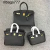 Bolsos de diseño de bolsas Bk de cuero genuino Togo de hombro portátil Gran capacidad Crossbody de hombro para mujeres Yvld