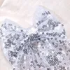 Hair Accessories Elegant Glitter Sequin Bow Clip Large Lace Bows Fashion Girls Hairpin Barrettes Ponytail Headwear Women