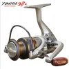 Tillbehör Yumoshi DX 1000 7000 13BB 5.5: 1 Fiskrulle hjulmetallspolen snurrande fiskrullar HotSelling Fishing Tools för fiske
