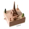 Boxes for EIFFEL Tower Wood Music Box Table Home Decoration Valentine's Day Gift Ornam