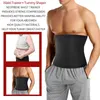 Corset Slimming Belly Trimmer Sweat Reducer Midja Shaper Mens Belt Fitness Bastu Trainer Abdomen Shapewear Body 240313