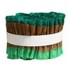 Party Decoration Colorful Crepe Paper Roll Multifunction Decorative Ornament Supplies Holiday Year Cupcake Drop