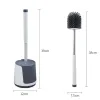 Brosses Brosse de toilette en silicone à ouverture et fermeture automatiques sans coins morts Nettoyage Accessoires de salle de bain ménagers Accessoires de Wc