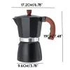 Narzędzia ekspres do kawy aluminium włoski mokha espresso perkologiczny garnek kawa maszyna 6CUP 300 ml ekspresy kawy aluminium It