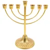 Bougeoirs Hanukkah Menorah Vintage Candélabres Ornements De Bureau Décor De Noël Bougeoir Navires Pour