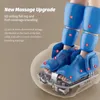 Machine de massage des pieds électriques à coucher à rouleau à rouleau 8D Airbag pour les soins de santé infrarouge avec chauffage masseur de mollet à pied multifonctionnel 240312