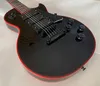 Premium personalizado guitarra elétrica de 6 cordas emg guitarra hhh captador vermelho encadernação gloss preto beleza desconto frete grátis