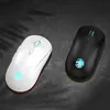 G301 Şarj Edilebilir USB 24G Kablosuz Bluetooth RGB Işık Oyun Fare Masaüstü Bilgisayarlar Dizüstü Bilgisayar Dizüstü Bilgisayar Fareleri Mause Gamer Sevimli 240309