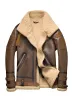 ayunsue овечья дубленка мужская куртка из натуральной кожи мужская мотоциклетная куртка Aviati летная куртка из натуральной шерсти шуба 8156 43wZ #
