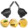 Pans Lovely Pan Heart Shaped Fried Egg Frying Tool Non Stick Wrought Iron Maker Mold Pot Skillet Love Omelettes