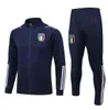 24 25 Itália Sobreviver tracksuit hali zip japet terno de treinamento futebol 23 24 italia homem de futebol de tuas de futebol define sportswear raspadori verratti barella lorenzo