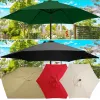 Filets 2M 6 os Polyester parapluie parasol imperméable AntiUV remplacement auvent couverture tissu extérieur plage Patio jardin fournitures