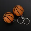 Keychains 24 Pcs Key Ring Basketball Keychain Pendants Bag Hanging Decor Decoration Sports Charm Holder Keyring Miss