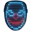 Masker LED smart maskgestkontroll ansiktsmasker kan ändra färger foton led ansiktsmasker för halloween dekoration