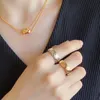 Anillo CH para mujer diseñador pareja Chapado en oro 18K 925 plata más alta calidad de mostrador moda lujo estilo clásico diseñador de marca regalos premium con caja 004