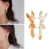 Stud Earrings 2 Pieces Ear Studs Party Jewelry Resin Material H9ED