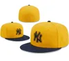 Unisexe en gros Yankees Snapbacks Sox Baseball Designer Luxury Caps ajustés de la lettre de taille