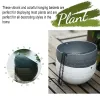 Paniers suspendus pour plantes, Pot de fleurs, jardinière, décoration murale, cour, jardin, panier suspendu avec Drainage