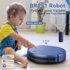 ZCWA-robot och MOP-kombination, 2 i 1 Mopping med WiFi/App/Alexa, robotens dammsugare, schemaläggningsinställningar, självladdning, idealisk för hårt golv, husdjurshår