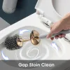 Szczotki Micck TPR luksusowa silikonowa toaleta ściana wc sprzątanie pędzla do czyszczenia Produkty do łazienki akcesoria toaletowe łazienka łazienka