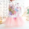 Vestidos chinês nó saia roupas para cães vestido de ano novo roupas para cães moda quente kawaii pet traje outono inverno ropa para perro