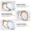 Mirrors Wall Mirror Baroque Style Mirrors Wall Mounted Make Mirror Hanging Mirror Rustic Wall Decoration