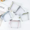 Storage Bags Student Stationery Pencil Case Transparent Coin Purse ID Holder Key Earphone Bag Small Makeup Pouch