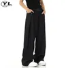 High Street Loose Suit Pant Man Spring Summer Ventilate Wide Leg Pants Woman Harajuku Fi Straight Casual Sport Trousers New J4l6#