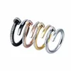 Роскошный дизайнер Ring Classic Hot Selling 925 Servling Silver Silver Zircon Nail Ring Кольцо для женщин персонализированная модная бренда продвинутая ювелирная вечеринка дизайнер подарков мужское кольцо