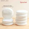 Sponges Applicators Cotton 2PCS professional round portable facial foundation make-up puff soft cosmetics makeup sponge beauty tool Q240326