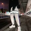 Hip Hop Reflexion Hosen Männer Jogger Jogginghose Herren Streetwear Nacht hell glänzend LG Joggerhosen für Paare C2ev#