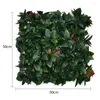 Decorative Flowers Home Wall Decoration Plants Artificial Green Grass Square Durable Material Perfect For El Living Room