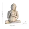 Esculturas Decoración del hogar Estatua Mujer Naciendo Desnuda Sosteniendo A Un Bebé Escultura Moderna Tallada A Mano Decoración para Mamá Adorno para Dormitorio De Oficina