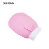 Scrubber 50 pezzi Double Sided Hammam Scrub Mitt Magic Peeling Glove Esfoliante Tan Removal