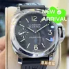 Paneraiss DEISGN Movement Watches Luminous Machine Watch00777 Mens Manual Mechanical Large Diameter 44 Black Plate Luxury Full Stainless steel Waterproof Wristw