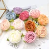 Ghirlande 40 pz/78 cm Principessa Rosa Bianca Teste di Fiori Di Seta Artificiale Decorazione di Cerimonia Nuziale FAI DA TE Corona Del Partito Scrapbooking Mestiere Fiori Finti