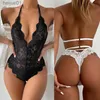 Ensemble sexy Lingerie sexy femme entrejambe ouverte lingerie coquine robe nuisette dentelle chaude sexy vêtements moulants vêtements de sexe transparents C24325