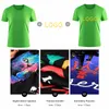 Rundhals-Kurzarm-T-Shirt Schnelltrocknendes Material Sport Laufen Atmungsaktives Oberteil Unisex Benutzerdefinierte Druckstickerei Kleidung 90Bg #