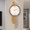 Relógios de parede grande relógio silencioso vintage ouro fantasia arte metal incomum quarto cozinha reloj mural cama decoração