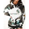 3D leopard print sleeve letter printed long sleeved for womens casual hoodie jacket12